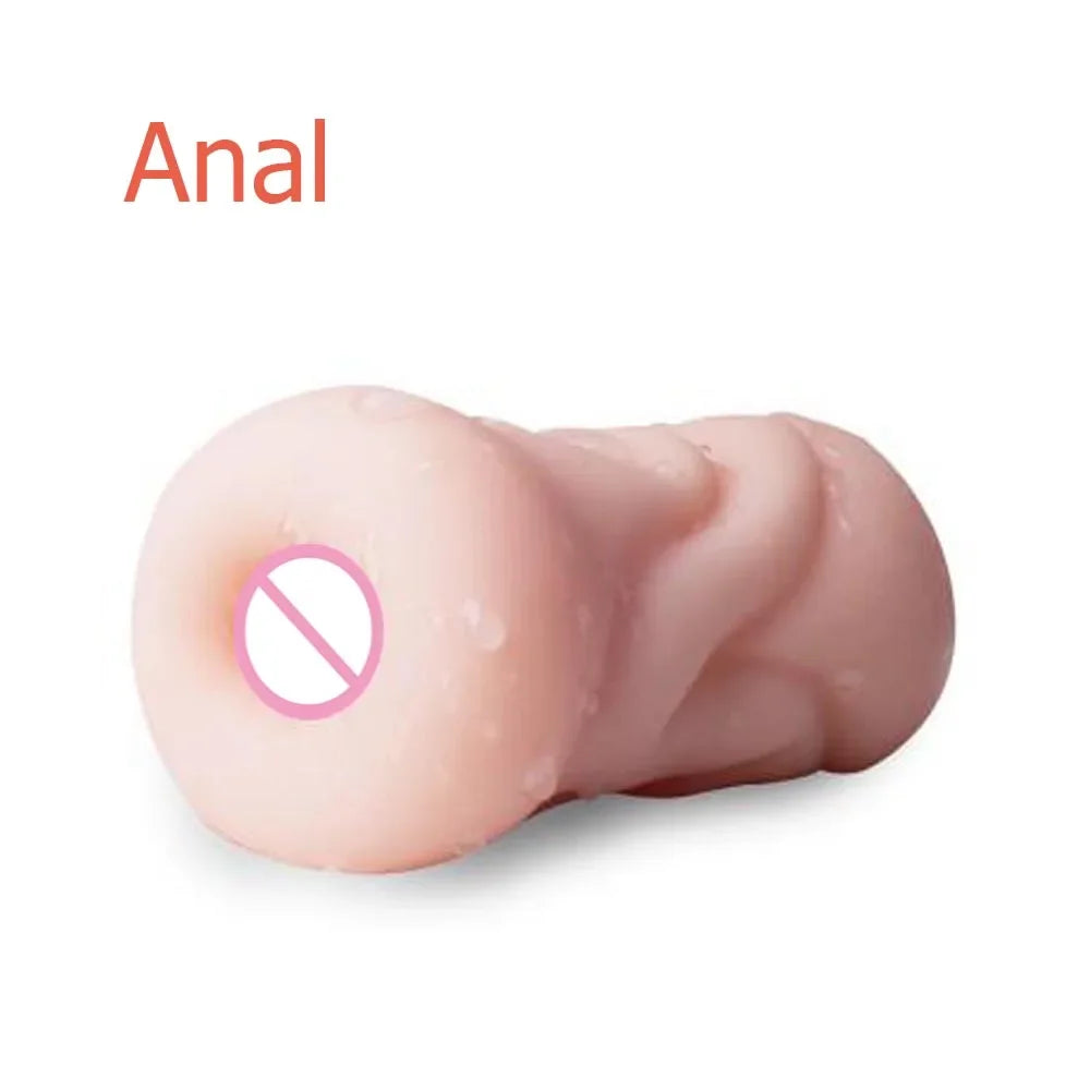 Männlicher Masturbator – Vagina, Mund & Anal aus weichem Silikon