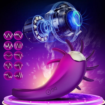 Zungen-Vibrator für intensive Klitoris- &

G-Punkt-Stimulation