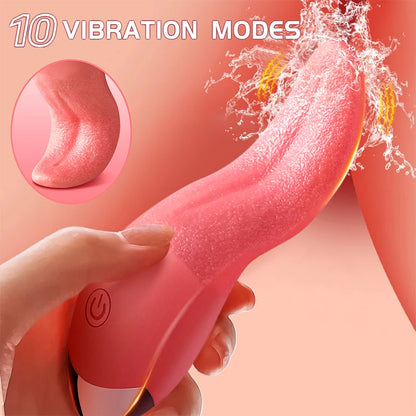 Leistungsstarker Zungen-Vibrator für intensive Stimulation