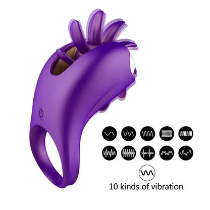 Zungen-Vibrator für intensive Klitoris- &

G-Punkt-Stimulation