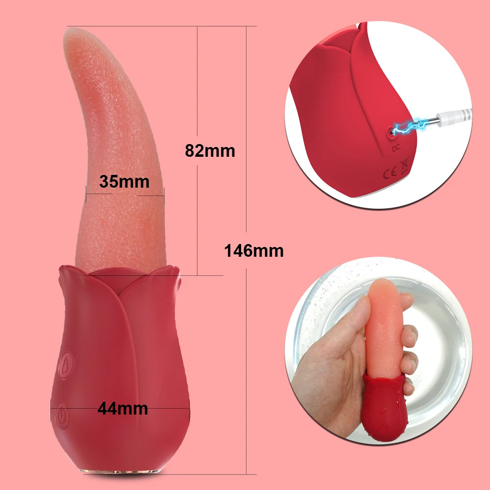 Leistungsstarker Zungen-Vibrator für intensive Stimulation